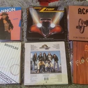 Rock and roll vinyls and 80s 70s 60s classics